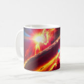 システム惑星の太陽のマグカップの集まり コーヒーマグカップ (正面左)