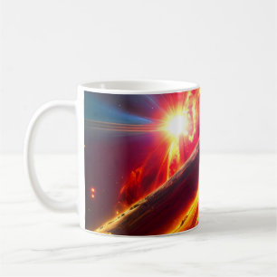 システム惑星の太陽のマグカップの集まり コーヒーマグカップ