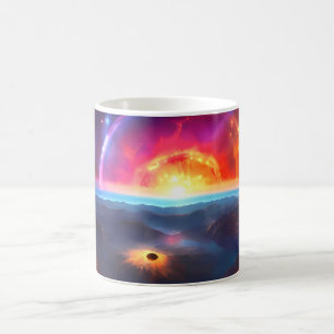 システム惑星の太陽のマグカップの集まり コーヒーマグカップ