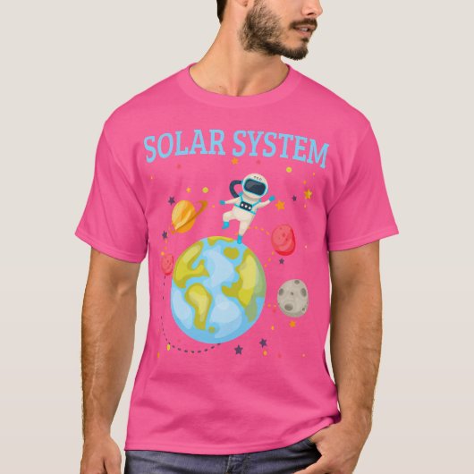 システム科学太陽の惑星教育幼児 Tシャツ (正面)