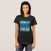 システム管理者アシスタントのAdmin Tシャツ (正面フル)