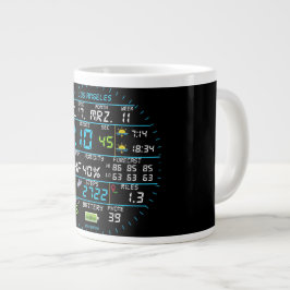 システム管理者"Uptime"マグ ジャンボコーヒーマグカップ