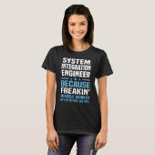 システム統合エンジニア Tシャツ (正面フル)