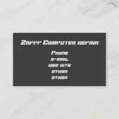 システム~の名刺の虫 名刺 (裏面)