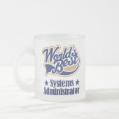 システム・アドミニストレーター フロストグラスマグカップ (左)