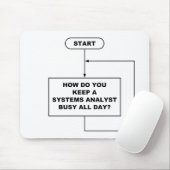 システム・アナリストのマウスパッド マウスパッド (マウス)