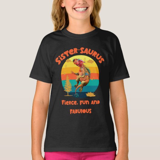 システラサウルス: 強くて楽しくて素敵 Tシャツ (正面)
