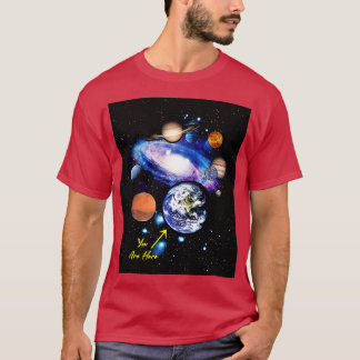 システ太陽のムおもしろいプラネット宇宙ギーク Tシャツ