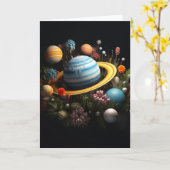 システ太陽のムカード カード (黄色い花)