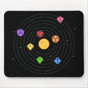システ太陽のムサイコロセット星占い表RPG マウスパッド