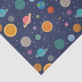 システ太陽のムパターンのラッピング紙 薄葉紙 (詳細)