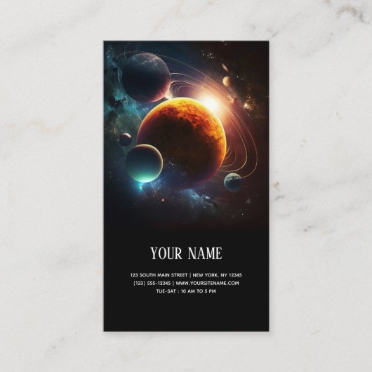 システ太陽のム名刺 名刺 (正面)