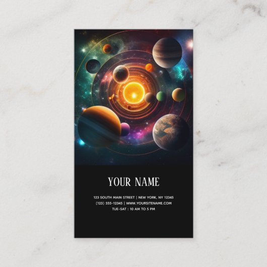 システ太陽のム名刺 名刺 (正面)