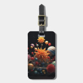 システ太陽のム荷物タグ ラゲッジタグ (正面縦)