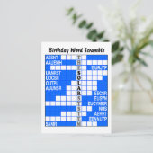 システ太陽のム語のスクランブル ポストカード (スタンド正面)