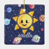 システ太陽のム銀河系惑星 セラミックオーナメント (裏面)