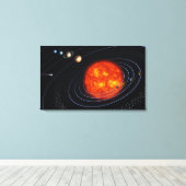 システ太陽のム8 キャンバスプリント (インサイチュ (ウッドフロア))