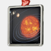 システ太陽のム8 メタルオーナメント (左)