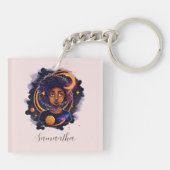 システ太陽のム・アフロウーマン キーホルダー (裏面)