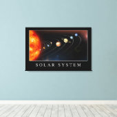 システ太陽のム キャンバスプリント (インサイチュ (ウッドフロア))