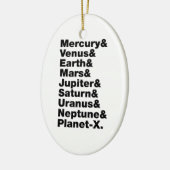 システ太陽のム セラミックオーナメント (左)