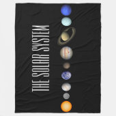 システ太陽のム フリースブランケット (正面)