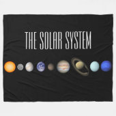 システ太陽のム フリースブランケット (正面(横))