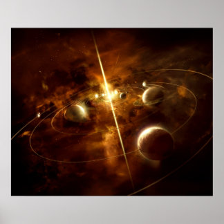 システ太陽のム ポスター