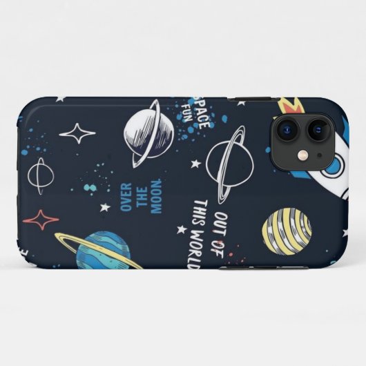 システ太陽のム、宇宙ギフト、宇宙 Case-Mate iPhoneケース (裏面(横))