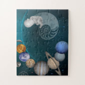 システ太陽のム、宇宙子供部屋、教育パズル ジグソーパズル (縦)