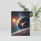 システ太陽のム – 銀河系はがき – コンセプトアート ポストカード (スタンド正面)