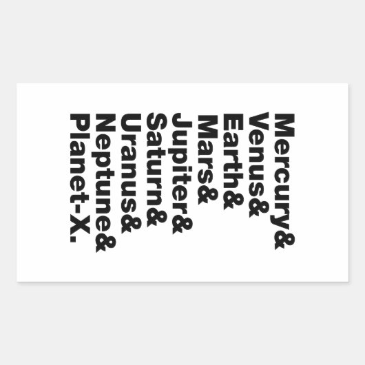 システ太陽のム 長方形シール (正面)