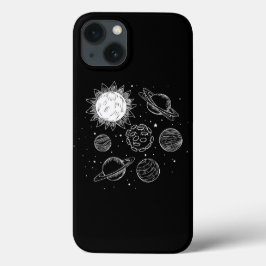 システ太陽のム iPhone 13ケース