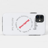 シストップャーリー·テイラーのいじめの概要 Case-Mate iPhoneケース (裏面(横))