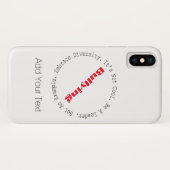 シストップャーリー・テイラーのいじめ概要 Case-Mate iPhoneケース (裏面(横))