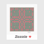 シストマをテーマにした人目指インスパイアタイル シール (シート)