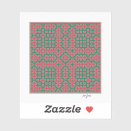 シストマをテーマにした人目指インスパイアタイル シール