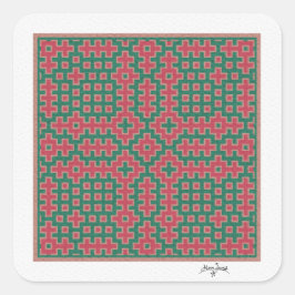 シストマをテーマにした人目指インスパイアタイル スクエアシール