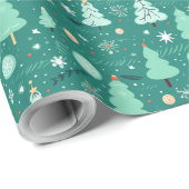 シストマキュートツリーラッピング紙 ラッピングペーパー (ロールコーナー)