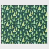 シストマスツリーラッピング紙 ラッピングペーパー (フラット)