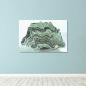 シスト岩 キャンバスプリント (インサイチュ (ウッドフロア))