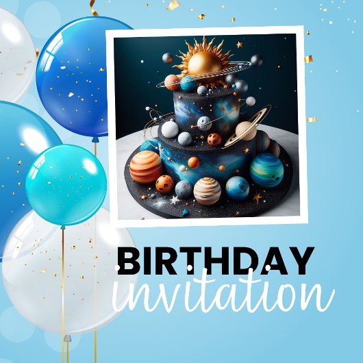 シスユニーク太陽のテムテーマ子供の誕生日ケーキ カード