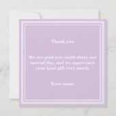 シスルパープルサンキューカード サンキューカード (裏面)