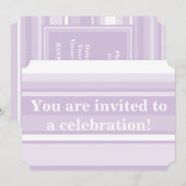 シスルパープル招待 招待状 (正面/裏面)