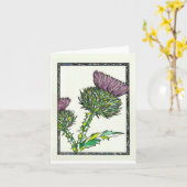 シスル カード (黄色い花)