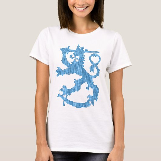 シスーライオンウィメンズフィット長袖 Tシャツ (正面)