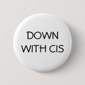 シス形と 缶バッジ (正面)