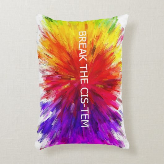 シス形temのフリースブランケットを壊して下さい アクセントクッション (正面(垂直))