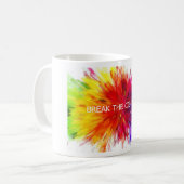 シス形temのマグを壊して下さい コーヒーマグカップ (正面左)