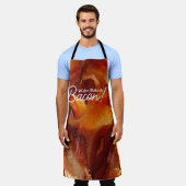 シズラー・ベーコンカスタマイズエプロン:ウェイク、ベーキング、ベーコン エプロン (着用した状態)